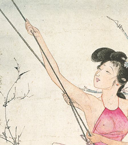 长武县-胡也佛的仕女画和最知名的金瓶梅秘戏图